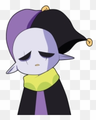 Jevil Tumblr Fan Art Undertale Runes - Transparent Jevil Meme Emoji,Blobfish Emoji