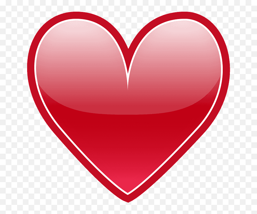 Red Heart Emoji Clipart - Girly,The Heart Emoji