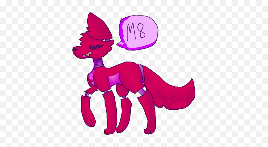 Pyrocynical Foxy Sticker By Glowy Gumdrop Comfort - Fan Art Emoji,Gumdrop Emoji