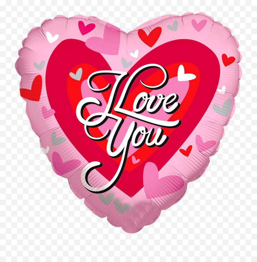 Heat Clipart Love Hearts Heat Love Hearts Transparent Free - Mylar Balloons Heart Shape That Say I Love You Transparent Background Emoji,Multiple Hearts Emoji