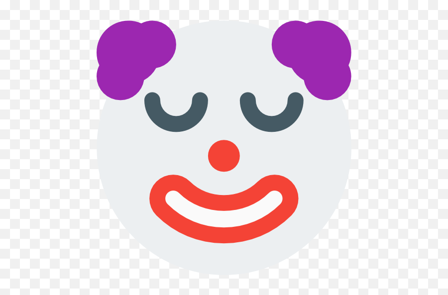 Clown - Olhos De Palhaco Desenho Emoji,Clown Emoticon