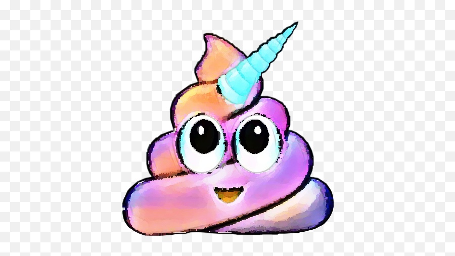 Emoji Unicorn Unicornio Poop - Cartoon,300 Emoji