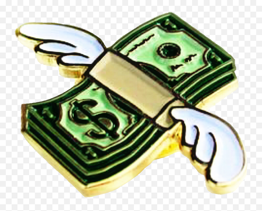 Money Flying Cash Dollarsfreetoedit - Money Enamel Pin Emoji,Flying Money Emoji