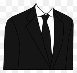 Black Suit Jacket Vector Illustration - Transparent Background Suit Clipart Emoji,Black Emoji Pants