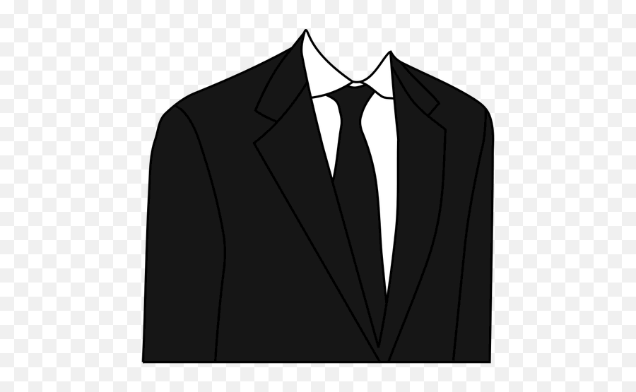 Black Suit Jacket Vector Illustration - Transparent Background Suit Clipart Emoji,Black Emoji Pants