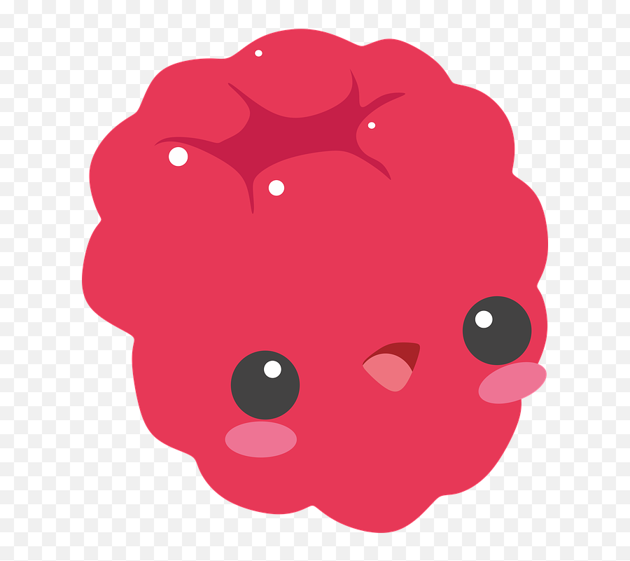 Raspberry Raspberries Red - Kawaii Raspberry Emoji,Kawaii Emoji