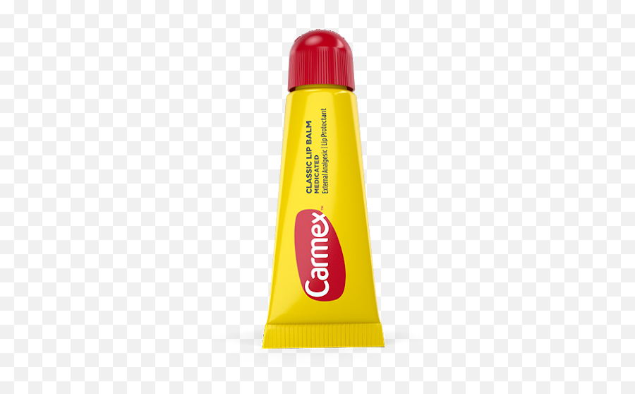 Yellow Chapstick With Red Cap - Carmex Tube Emoji,Lemon Emoji Hat