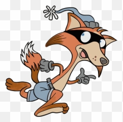 Running Thief Clipart - Png Download Full Size Cartoon Emoji