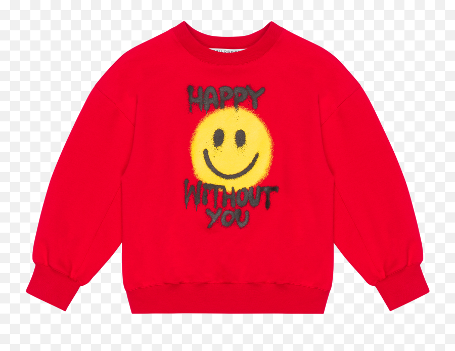 Kids Spray Me Smiley Sweatshirt Emoji,G Emoticon