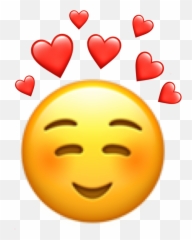 Emoji Sticker - Heart Face
