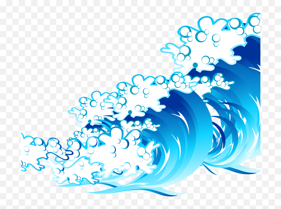 The Great Wave Off Kanagawa Wind Wave - Great Waves Waves Imagenes De Olas En Png Emoji,Waves Emoji