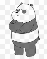 Free Panda Bear Illustrations - We Bare Bears Angry Emoji