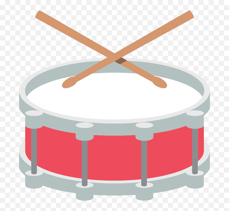 Drum Emoji Clipart - Drum Emoji Png,Drumstick Emoji