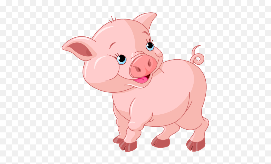 Fat Clipart Pig Fat Pig Transparent - Transparent Pig Clipart Png Emoji,Flying Pig Emoji