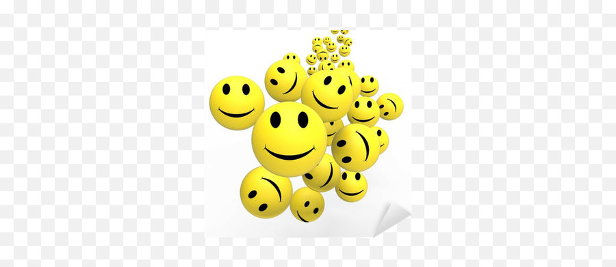 Positive Faces Sticker Pixers - Happy Emoji,Missing Teeth Emoji