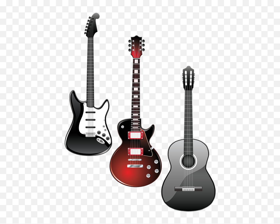 Acoustic Or Electric Guitar Electric Guitar Guitar - Guitars Clipart Emoji,Instrument Emojis