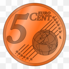 Free 5 Cents Cliparts Download Art - 2 Euro Png Emoji