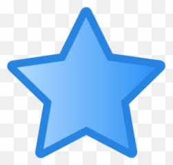 Clipart Stars Blue Transparent - Transparent Background Cartoon Star Png Emoji,Blue Star Emoji