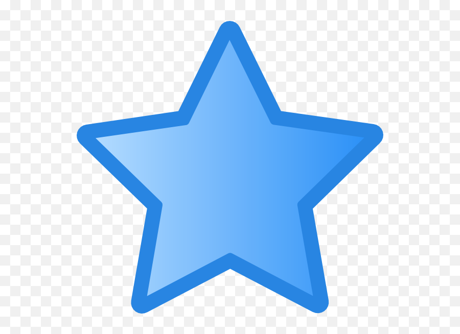 Clipart Stars Blue Transparent - Transparent Background Cartoon Star Png Emoji,Blue Star Emoji