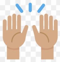 Hands Two Fingers Icon - Finger Number 2 Png Emoji,Two Hand Emoji ...