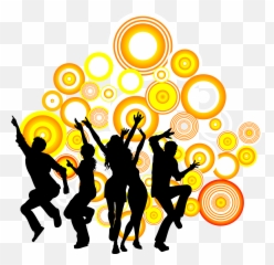 Dance Party Silhouette Royalty - Dance Background Images Png Emoji,Dance Party Emoji