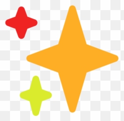 Picture - Transparent Background Sparkles Emoji