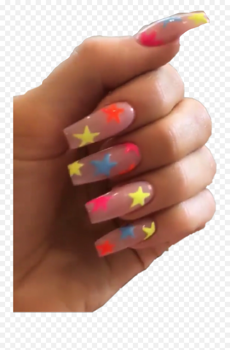 Nails Kyliejenner Nail Freetoedit - Kylie Jenner Star Nails Emoji,Nail Care Emoji