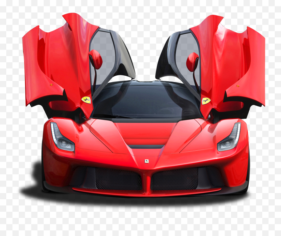 Ferrari Laferrari Red Car Exotic Doors - Ferrari Laferrari Open Door Emoji,Red Car Emoji