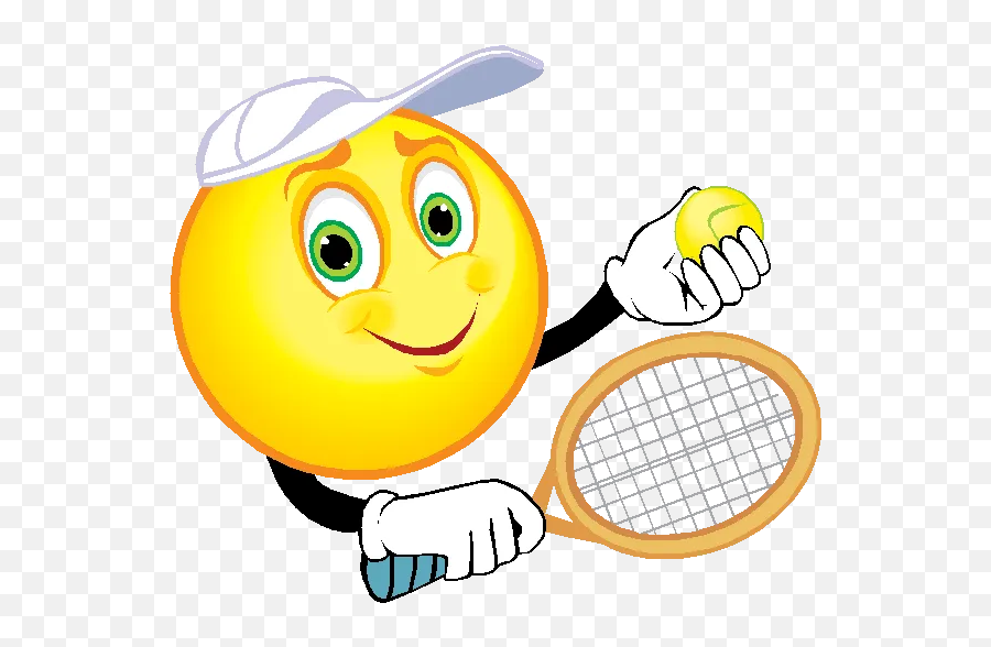 102 - Cartoon Tennis Emoji,Groan Emoji