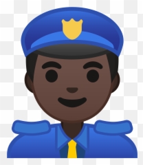 Police Officer Emoji Transparent Png - Policial