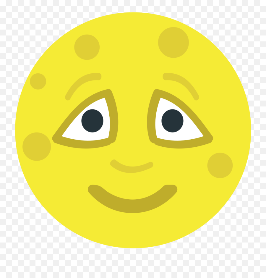 Emojione1 1f31d - Smile Stickers Hd Emoji,Wide Eye Emoji