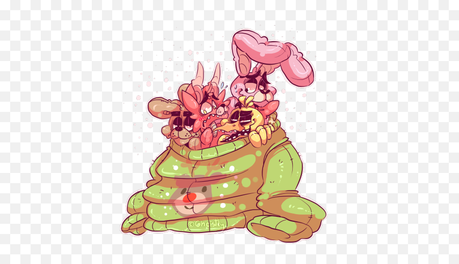 Fnaf Five Nights At - Fnaf Christmas Transparent Emoji,Centipede Emoji