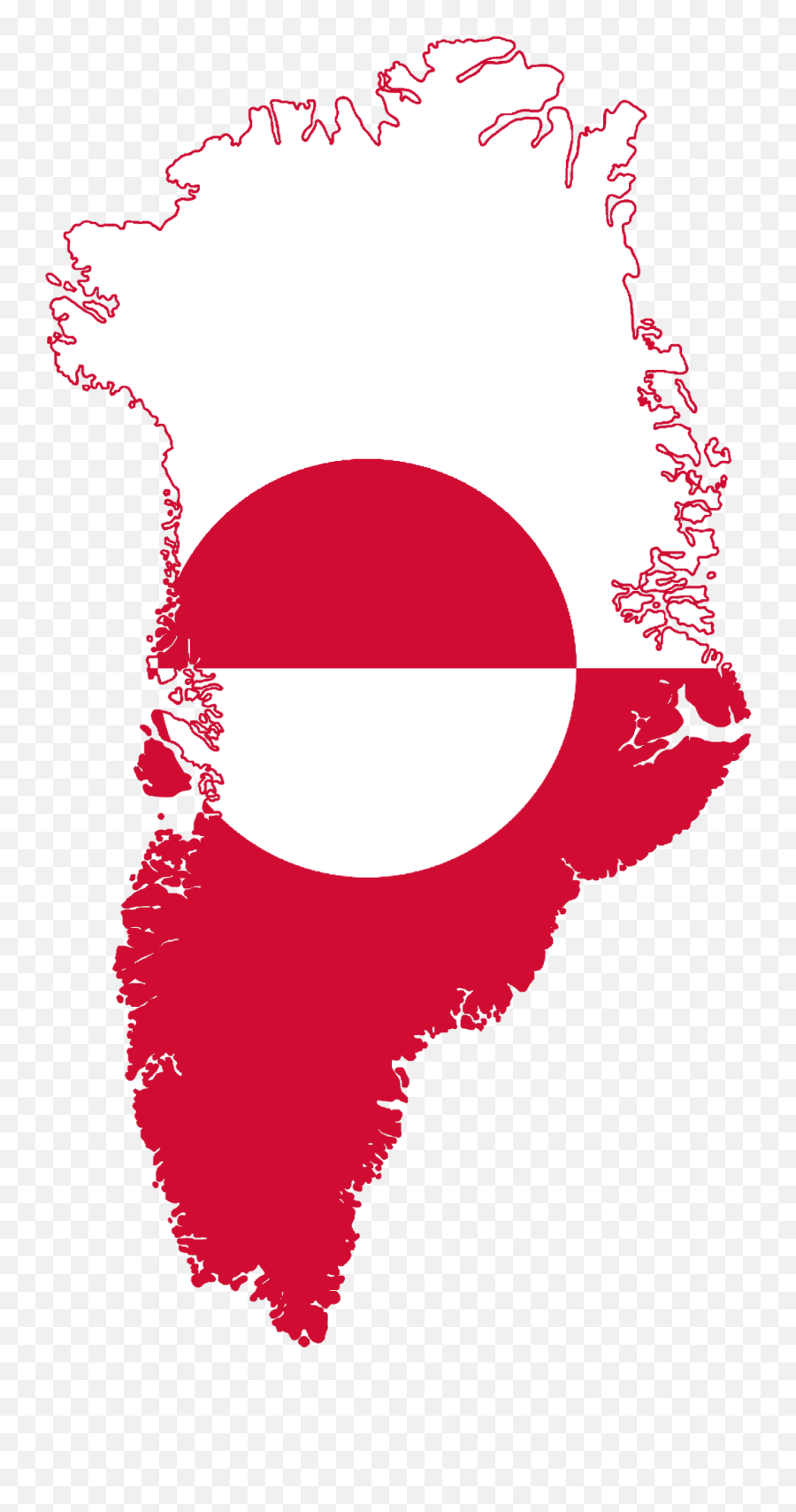 Greenland2 Flag Map - Greenland Flag Map Png Emoji,Greenland Flag Emoji