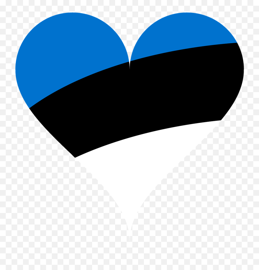 Love Heart Flag Estonia Free Pictures - Heart Emoji,Estonia Flag Emoji