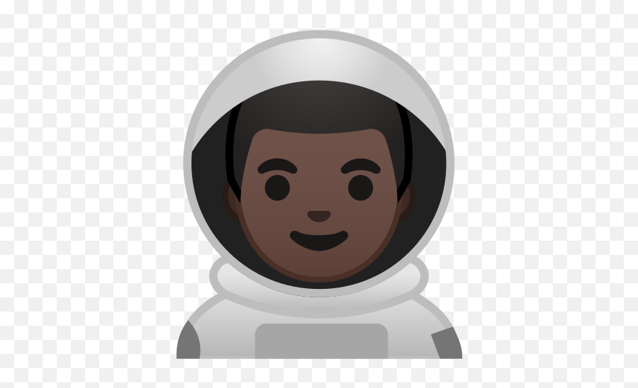 Man Astronaut Emoji With Dark Skin Tone Meaning And - Astronaut Emoji,Black Moon Emoji