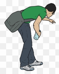Casual Dress Wear Sports - Clipart Man Looking Down Emoji