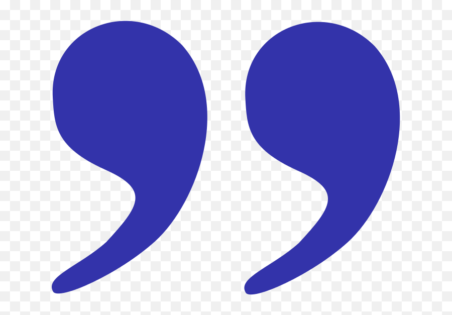 Cquote2 Blue - Clip Art Emoji,Quotation Marks Emoji