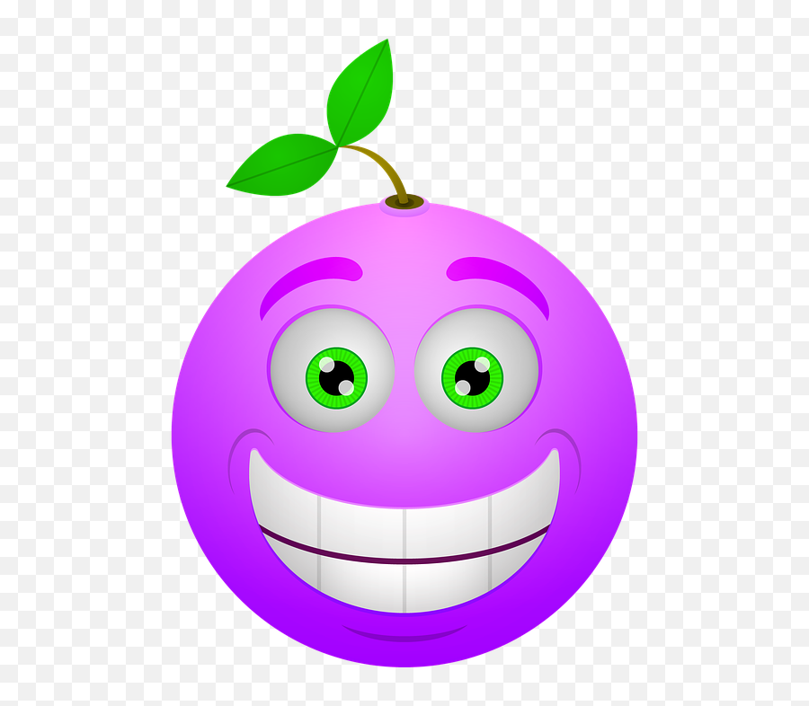 Smiley Berry Happy - Smiley Emoji,Banana Emoji