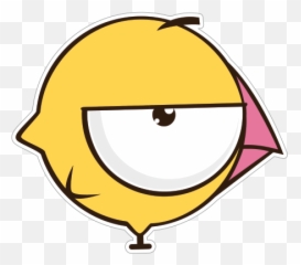 Printed Vinyl Cartoon Chicken - Clip Art Emoji,Martini Emoticon