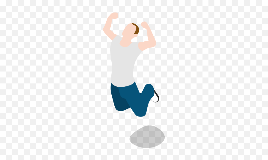 Man Person Jumping Happy Joy Free - Estatura Ejercicios Para Crecer Emoji,Yoga Emoticons Free