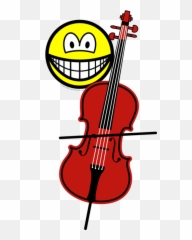 Smiley - Cello Smiley Emoji,Violin Emoticon