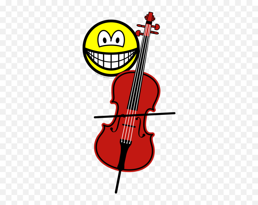 Smiley - Cello Smiley Emoji,Violin Emoticon