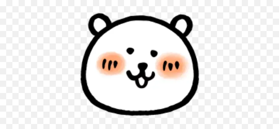 W Bear Emoji Whatsapp Stickers - Stickers Cloud W Bear Emoji,Nose Emoji