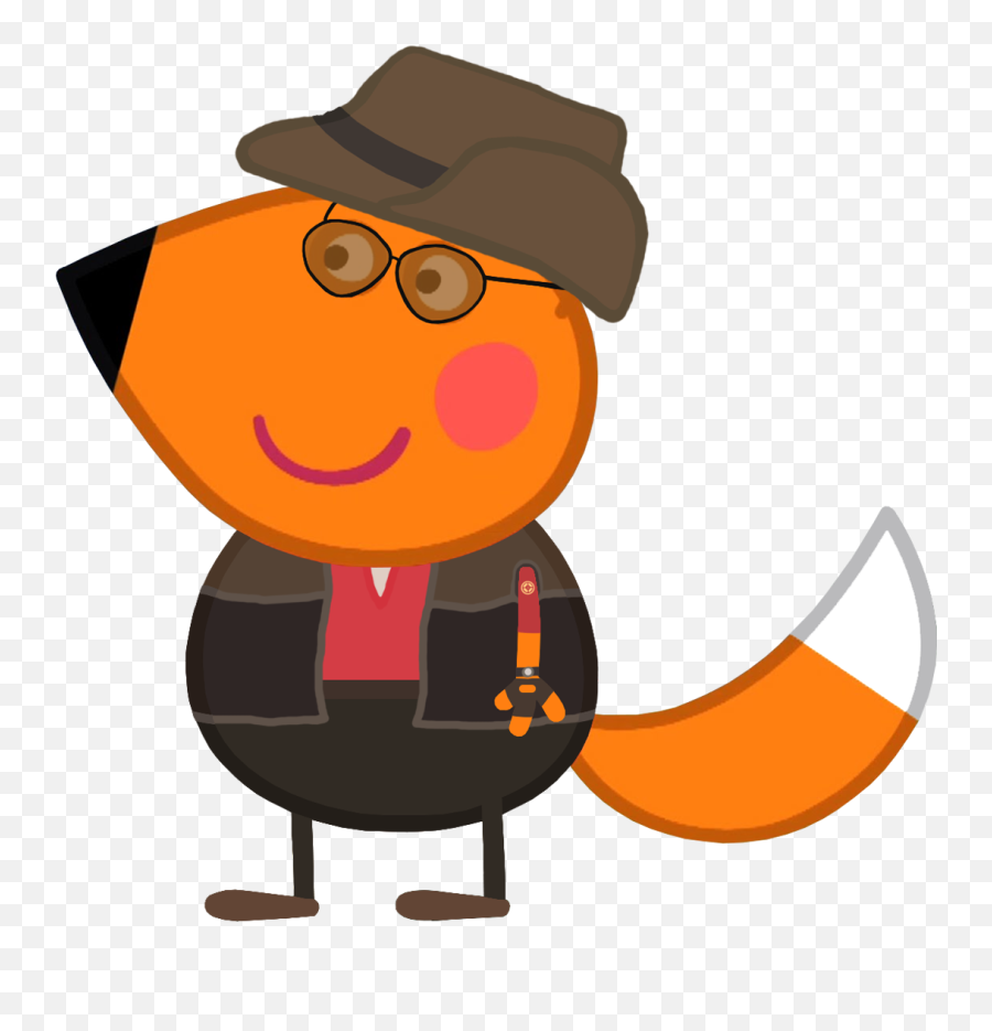 Snipers Clipart Pig - Png Download Full Size Clipart Peppa Pig Freddy Fox Meme Emoji,Guinea Pig Emoji