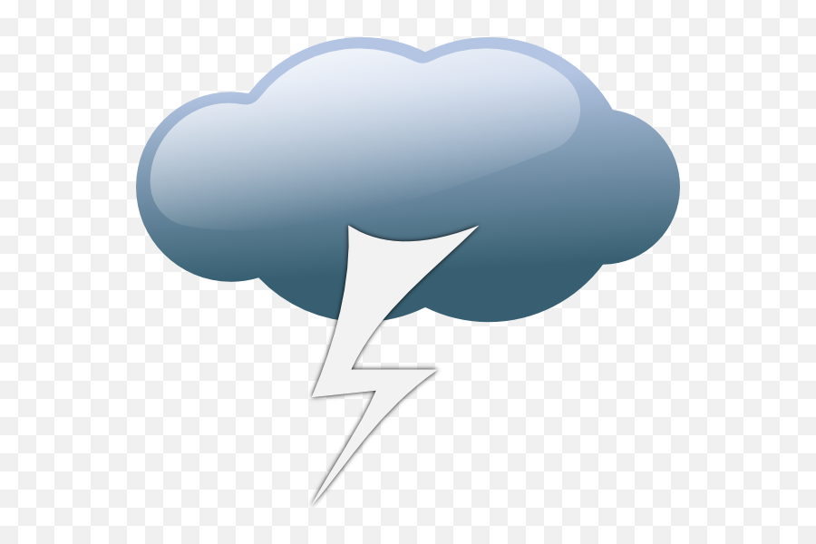 154 Thunderstorm Free Clipart - Animated Picture Of Thunderstorm Emoji,Thunderstorm Emoji