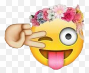 Emoji Favorite Funnyemoji - Emojis De Whatsapp Con Flores