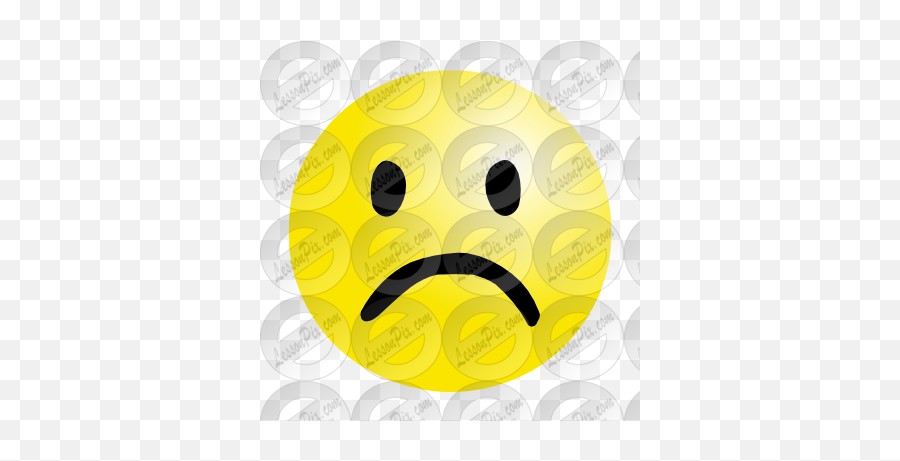 Sad Face Stencil For Classroom Therapy Use - Great Sad Smiley Emoji,Sad Face Emoticon Text