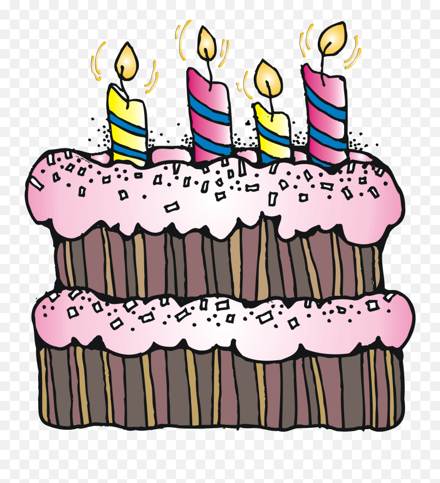 June Birthday Cake Clipart - Birthday Png Gif Cake Emoji,Emoticon Birthday Cake