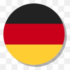 Germany Flag Language Icon Circle - Emoji