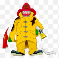 Cartoon Firefighter - Firefighter Cartoonstock Emoji,Firefighter Emoji